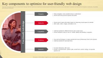 Key Components To Optimize For User Strategic Guide To Move Brick And Mortar Strategy SS V