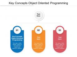 Key concepts of object oriented programming ppt powerpoint presentation layouts deck cpb