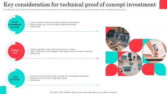 Key Consideration For Technical Proof Of Concept Investment