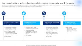 Key Considerations Before Planning Ultimate Plan For Reaching Out To Community Strategy SS V
