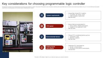 Key Considerations For Choosing Programmable Logic Controller