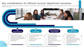 Key Considerations For Efficient Account Department Processes