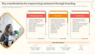 Key Considerations For Empowering Customers Enhancing Consumer Engagement Through Emotional Advertising