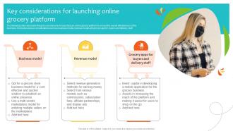 Key Considerations For Launching Online Grocery Navigating Landscape Of Online Grocery Shopping
