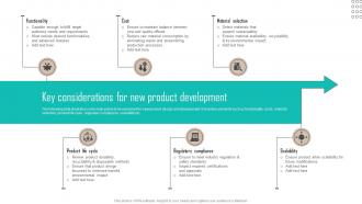 Key Considerations For New Product Development Implementing Latest Manufacturing Strategy SS V