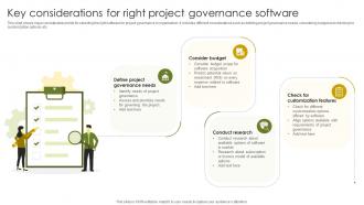 Key Considerations For Right Implementing Project Governance Framework For Quality PM SS