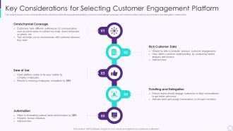 Key Considerations For Selecting Customer Engagement Platform Developing User Engagement Strategies