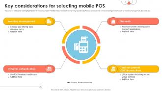 Key Considerations For Selecting Mobile POS