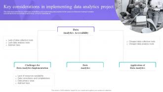 Key Considerations In Implementing Data Anaysis And Processing Toolkit