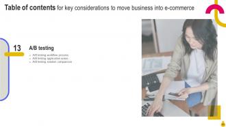 Key Considerations to Move Business into E commerce Powerpoint Presentation Slides Strategy CD V Images Good