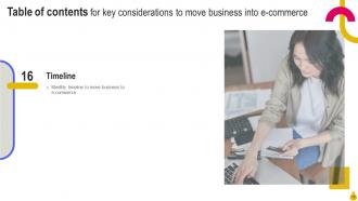 Key Considerations to Move Business into E commerce Powerpoint Presentation Slides Strategy CD V Designed Good