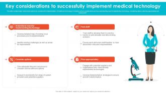 Key Considerations To Successfully Implement Embracing Digital Transformation In Medical TC SS