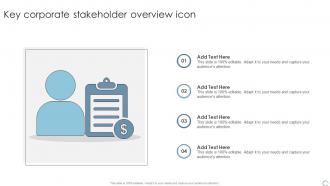 Key Corporate Stakeholder Overview Icon