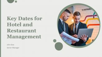Key Dates For Hotel And Restaurant Management PPT Structure AT Key Dates For Hotel And Restaurant Management PPT Structure AT