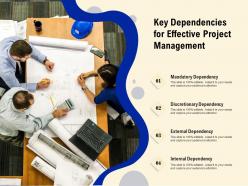 Key dependencies for effective project management