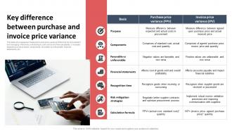 Key Difference Between Purchase And Invoice Price Variance