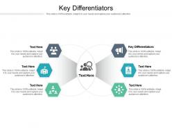 Key differentiators ppt powerpoint presentation gallery slide download cpb