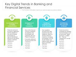 Key digital trends in banking and financial services
