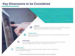 Key dimensions to be considered ppt powerpoint presentation layouts graphics example