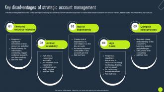 Key Disadvantages Of Strategic Account Management Key Business Account Planning Strategy SS