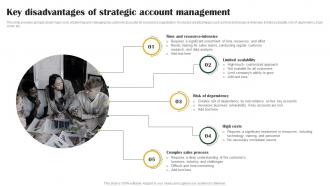 Key Disadvantages Of Strategic Key Customer Account Management Tactics Strategy SS V