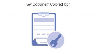 Key Document Colored Icon In Powerpoint Pptx Png And Editable Eps Format