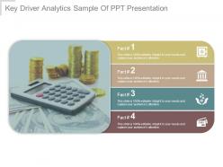 Key driver analytics sample of ppt presentation
