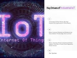 Key drivers of industrial iot