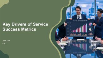 Key Drivers Of Service Success Metrics PPT Summary AT