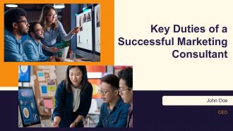 Key Duties Of A Successful Marketing Consultant PPT PowerPoint AT