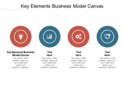 Key elements business model canvas ppt powerpoint presentation file aids cpb
