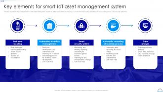 Key Elements For Smart IOT Asset Management System Comparison