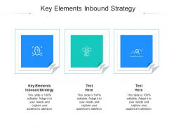 Key elements inbound strategy ppt powerpoint presentation slides grid cpb