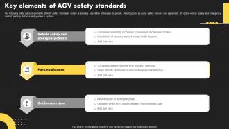 Key Elements Of AGV Safety Standards