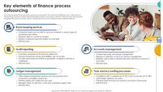 Key Elements Of Finance Process Outsourcing