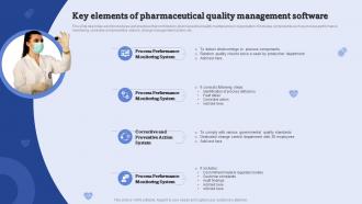 Key Elements Of Pharmaceutical Quality Management Software