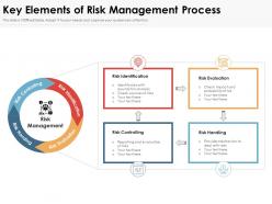 Key Elements Of Risk Management Process