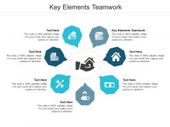 Key elements teamwork ppt powerpoint presentation ideas smartart cpb