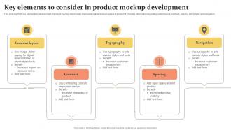 Key Elements To Consider In Product Mockup Development
