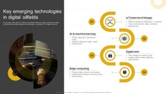 Key Emerging Technologies In Digital Oilfields Ppt Slides Key Emerging Technologies In Digital Oilfields Ppt Slides