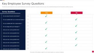Key Employee Survey Questions Organization Attrition Rate Management