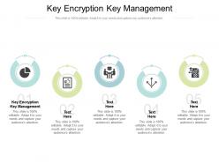 Key encryption key management ppt powerpoint presentation outline diagrams cpb