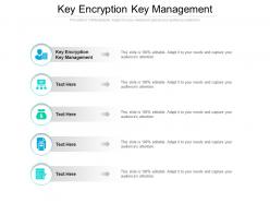 Key encryption key management ppt powerpoint presentation summary samples cpb