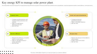 Key Energy KPI To Manage Solar Power Plant