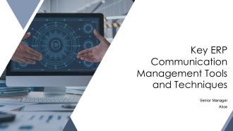 Key ERP Communication Management Tools And Techniques PPT Sample AT