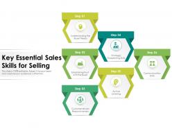 Key essential sales skills for selling