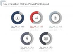 Key evaluation metrics powerpoint layout