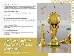 Key Event Logistics Tips For The Success Of An Event