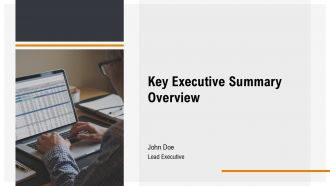 Key Executive Summary Overview PPT Graphics AT