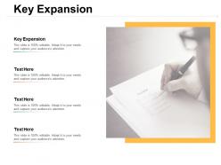 Key expansion ppt powerpoint presentation professional background cpb
